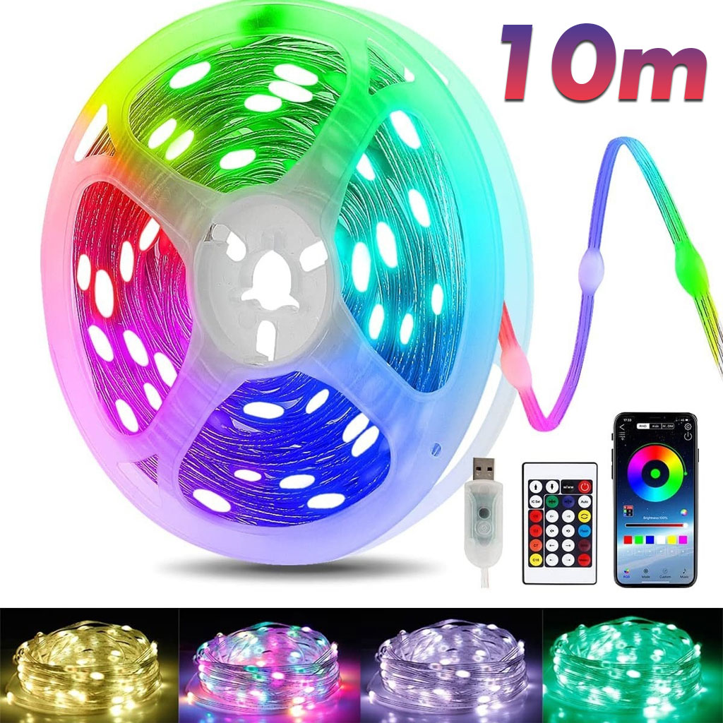 Decor Lighting Address - Bluetooth LED String Lights USB 5V