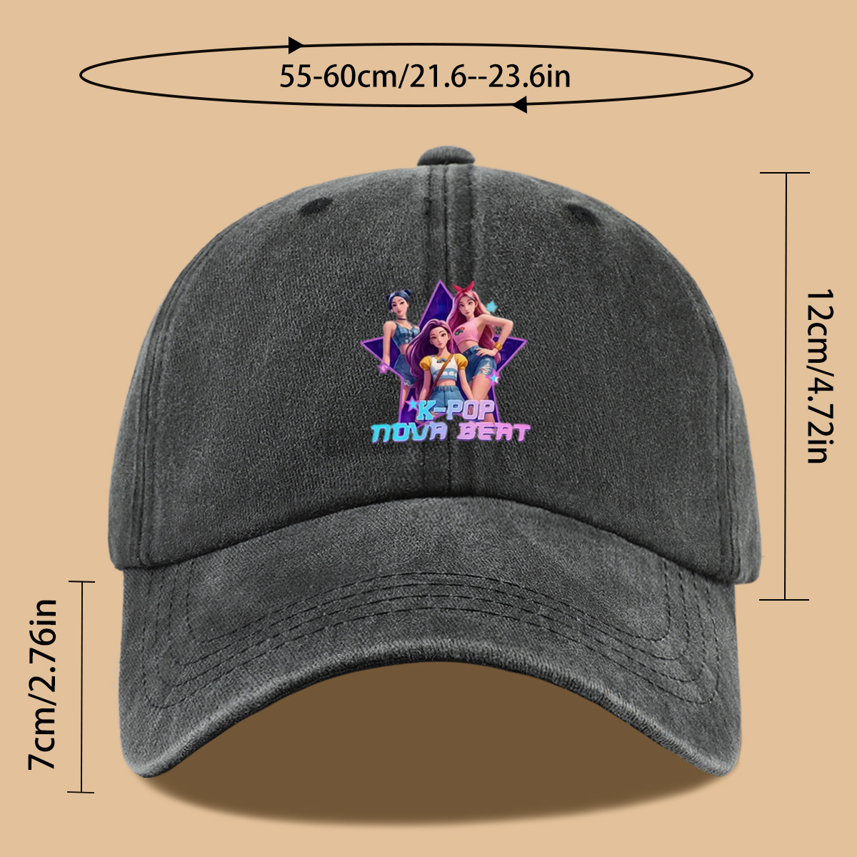 Nova Decor & Lighting Julestjerne - 1pc K-POP NOVA BEAT Themed Printed