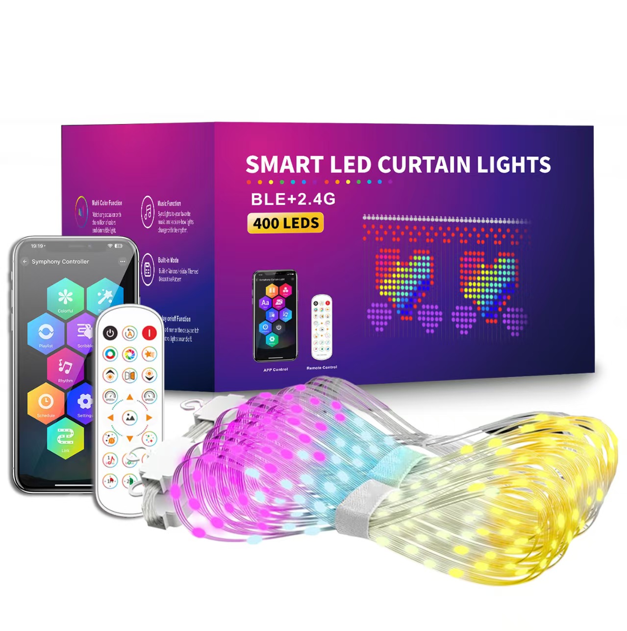 Christmas Lights Bluetooth Mus - Decor Lighting Address 评论和价格
