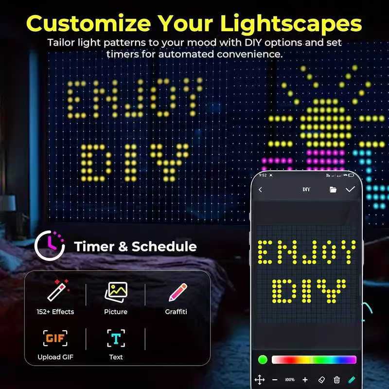 Christmas Lights Bluetooth Mus - Decor Lighting Address 评论和价格