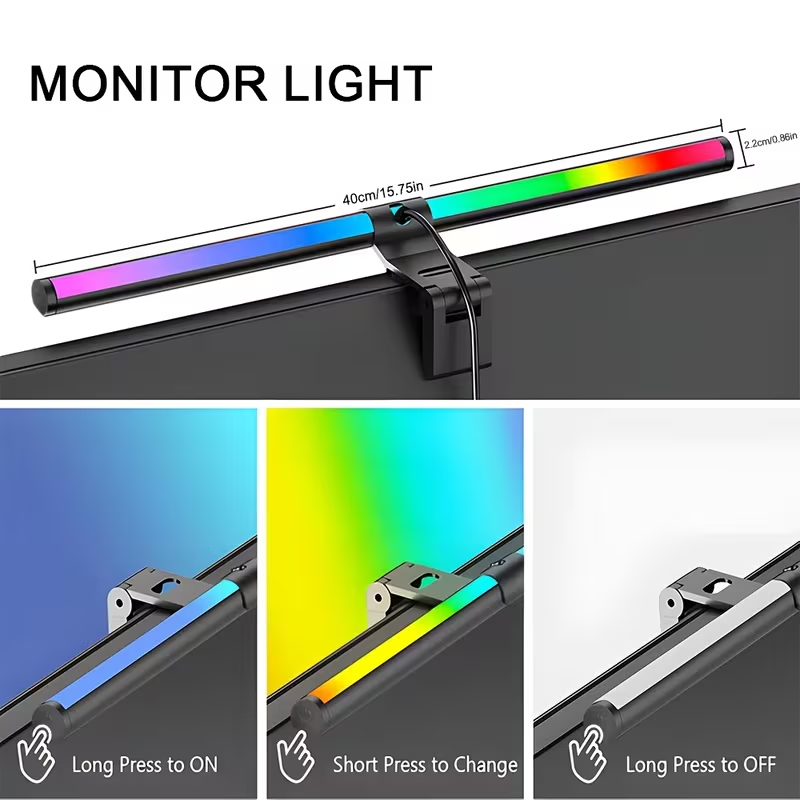 LED Monitor Light Bar With Rem - Touch Dimmer Lamp 评论和价格