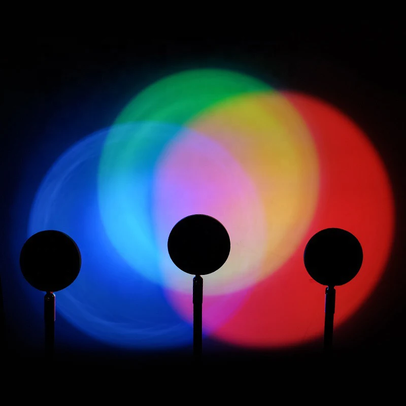 Smart LED Sunset Lamp Colorful - Touch Dimmer Lamp 评论和价格