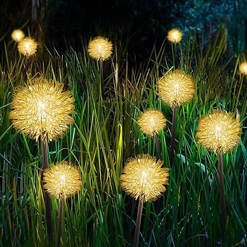 10 Combo Solar Dandelion Ball  - Lighting Decoration For Wedding 评论和价格
