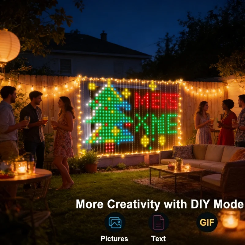 Smart 400LED Curtain Lights, M - Lighting Decoration For Wedding 评论和价格