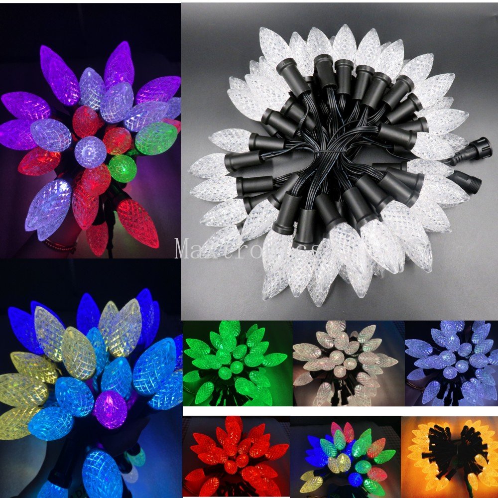 New 50leds/String C9 DC12V WS2 - Decor Lighting Address 评论和价格