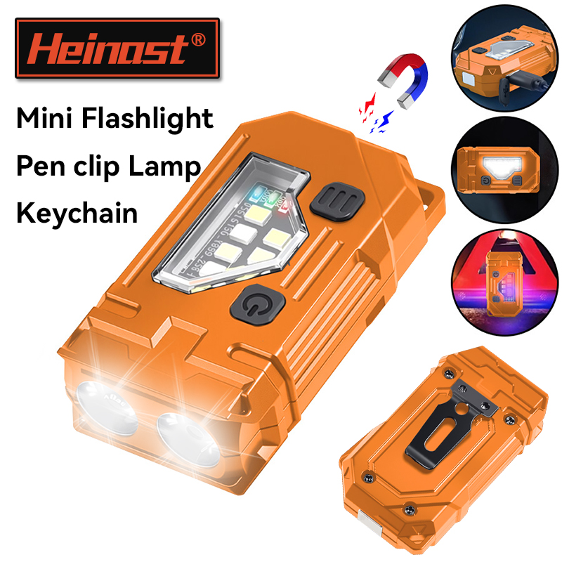 Mini Keychain EDC Flashlight R - Orange Lighting Decor 评论和价格
