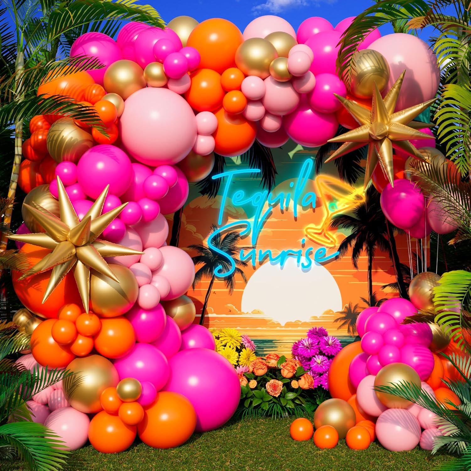 123Pcs Hot Pink Orange Metalli - Orange Lighting Decor 评论和价格