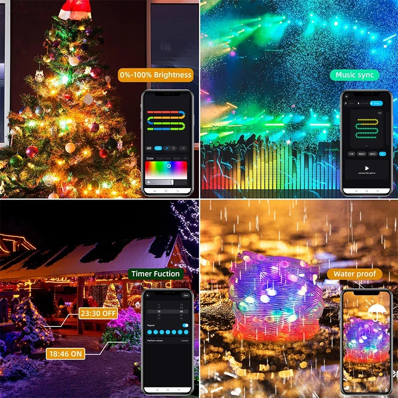 Dreamcolor Christmas Lights St - Decor Lighting Address 评论和价格