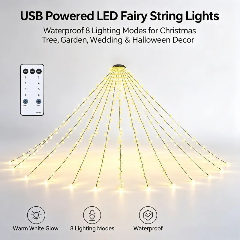 Waterproof USB LED String Ligh - Lighting Decoration For Wedding 评论和价格