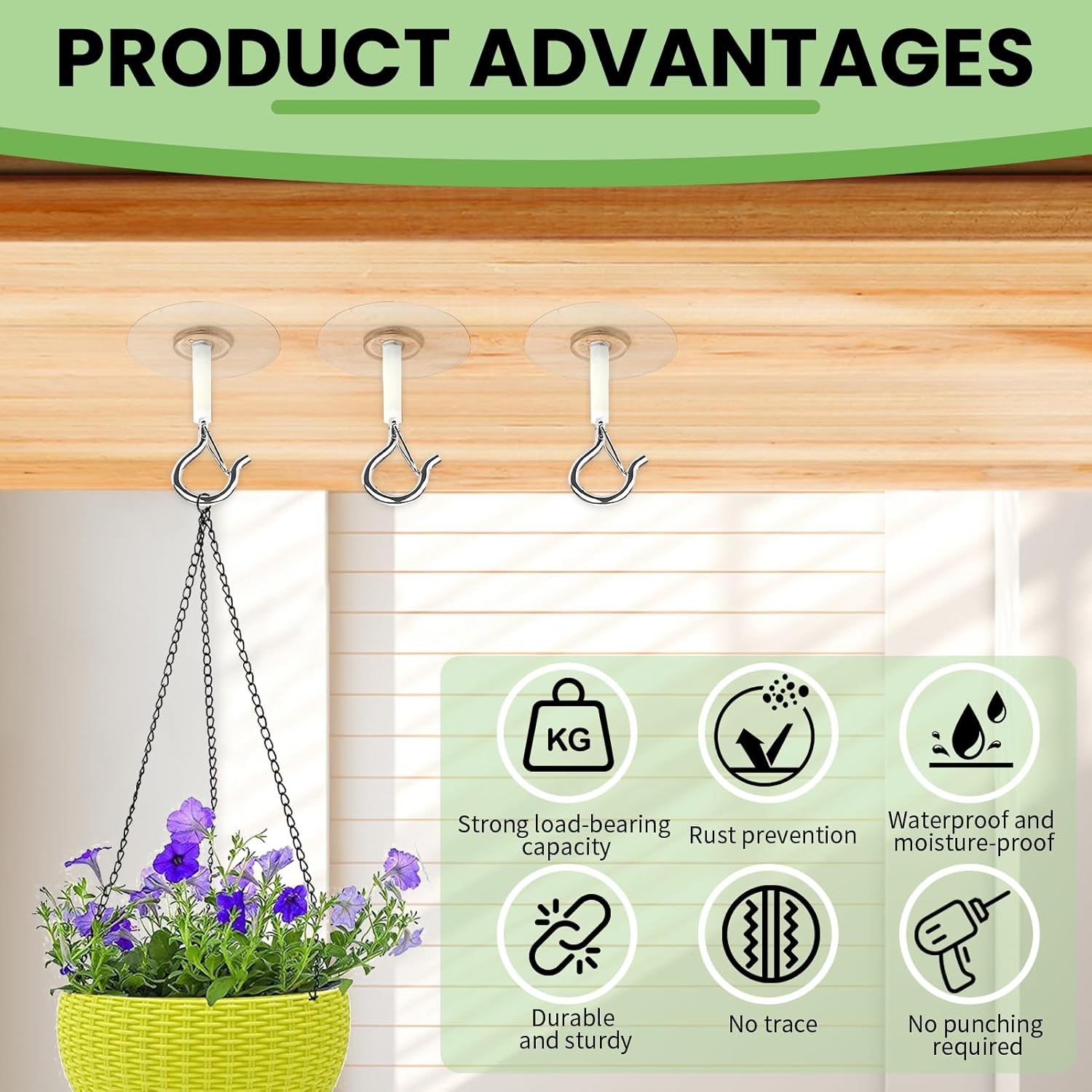 5Pcs Heavy Duty Self Adhesive  - Decor Lighting Ceiling Fans 评论和价格