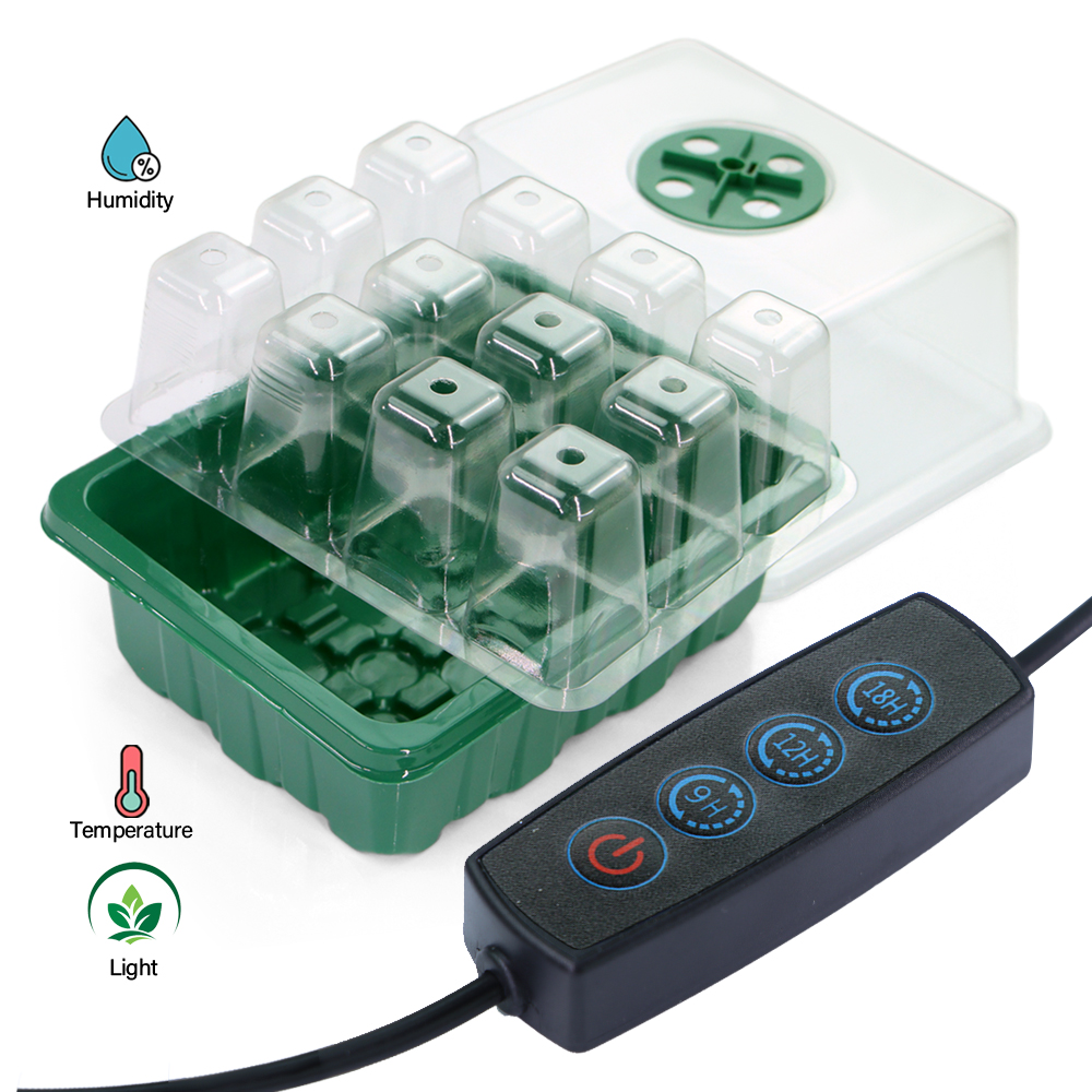 LED Nursery Pots with Grow Lig - Touch Dimmer Lamp 评论和价格