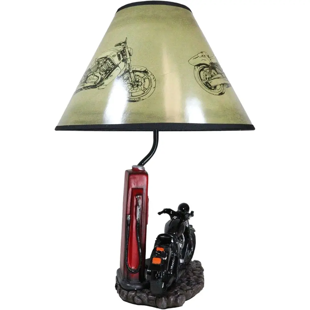 Vintage Retro Black Motorcycle - Lightings Decoration 评论和价格