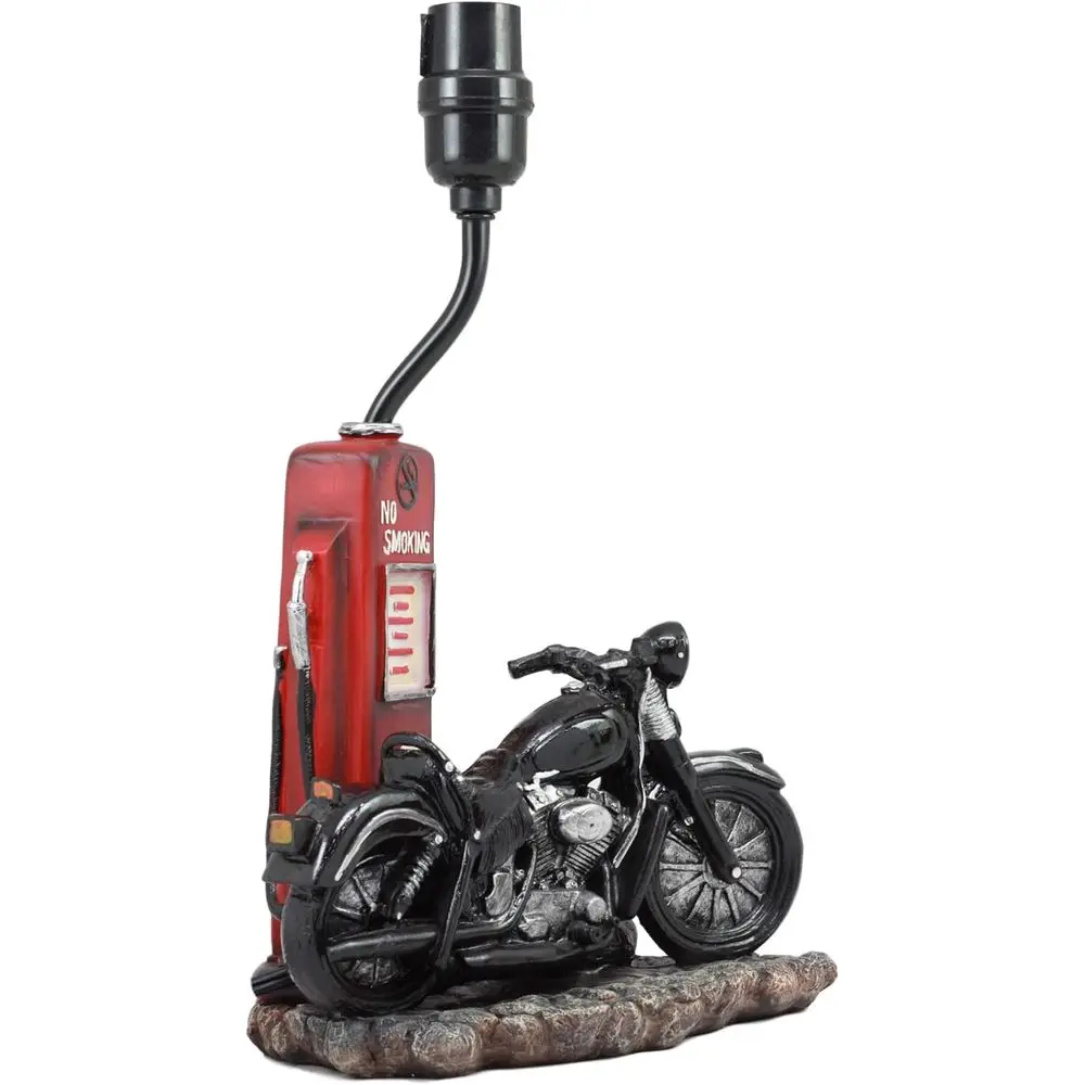 Vintage Retro Black Motorcycle - Lightings Decoration 评论和价格