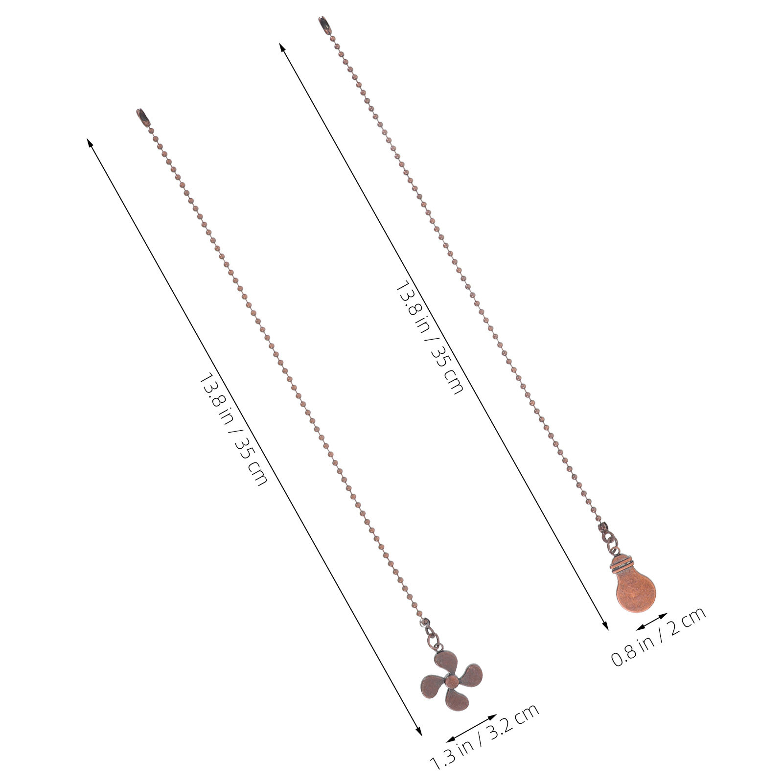 2Pcs Vintage Pendant Ceiling F - Decor Lighting Ceiling Fans 评论和价格