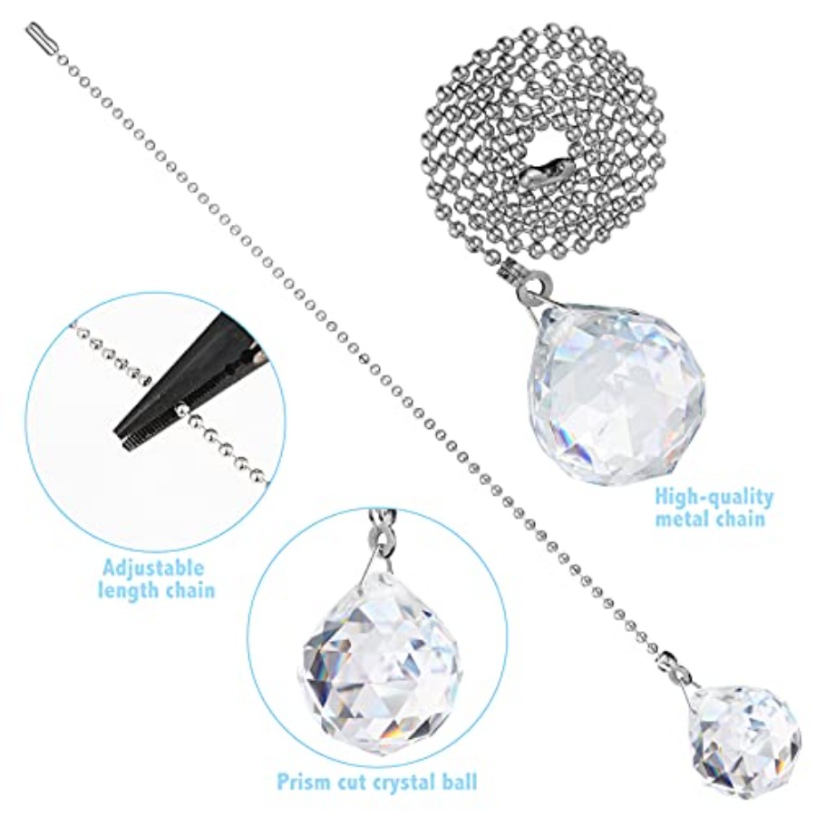 4 Pcs Fan Pull Chain Extension - Decor Lighting Ceiling Fans 评论和价格